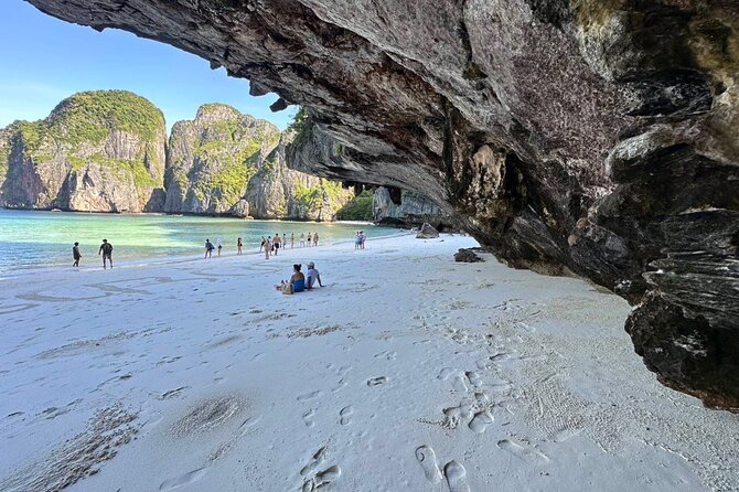 2x Snorkelling Phi Phi, Maiton, Maya Bay, khai islands tour - Viking Cave and Loh Samah Bay add variety