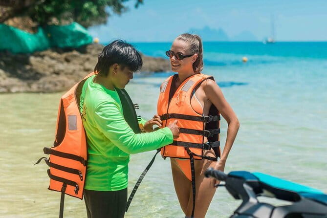 4 Hours and 50km Jet Ski Tour to 6 Phuket Islands - Getting ready at Yamu Pier