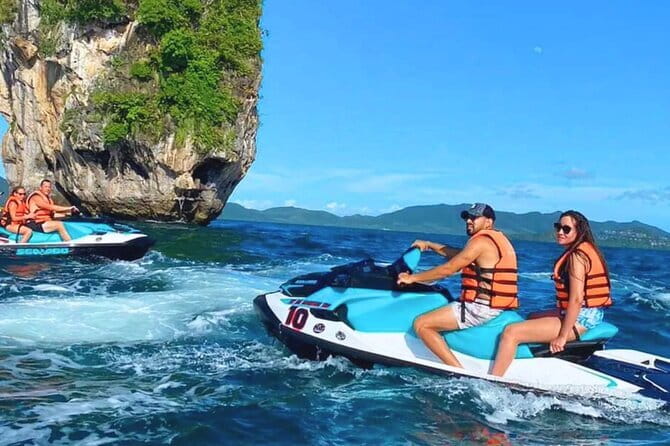 4 Hours and 50km Jet Ski Tour to 6 Phuket Islands - The ride to the six island stops