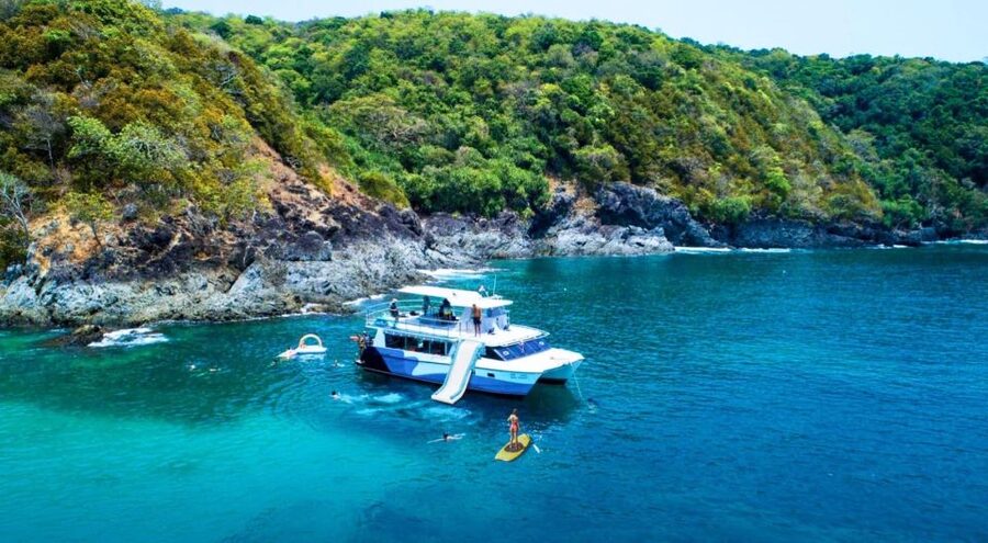 Amazing Coral Island & Sunset Dinner with Power Catamaran - Transfers are useful, but allow extra time