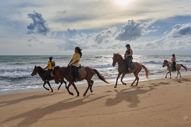 Beach Horse Riding Activity in Phuket - Along the sand, then possibly into the water