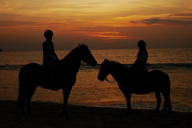 Beach Horse Riding At Sunset In Phuket - Timing problems and how to protect your evening