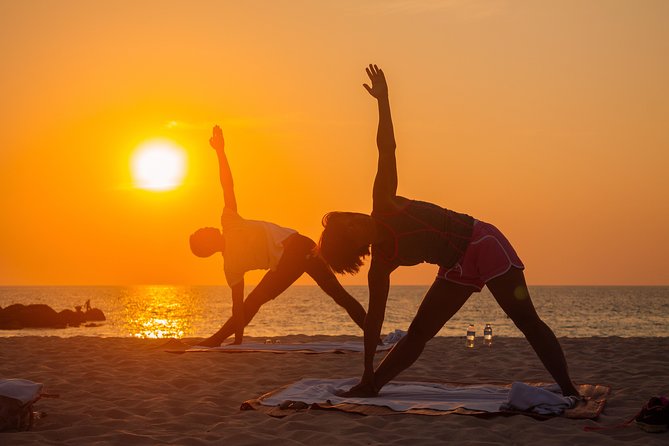 Beach Yoga Class in Phuket - A small class with a personal feel