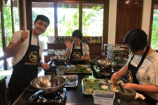 Blue Elephant Thai Cooking Class with Market Tour in Phuket - From theory class to four Thai dishes