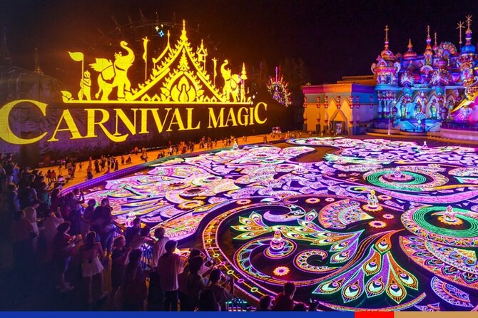 Carnival Magic Phuket Tickets - Arrive early for the themed zones