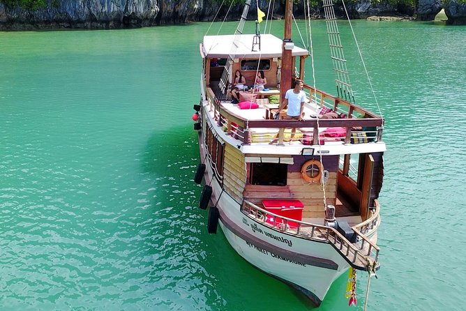 - Comfortable boat for cruising in Phang Nga Bay - The "Must-Do"! - Cruising past cliffs, caves, and island life