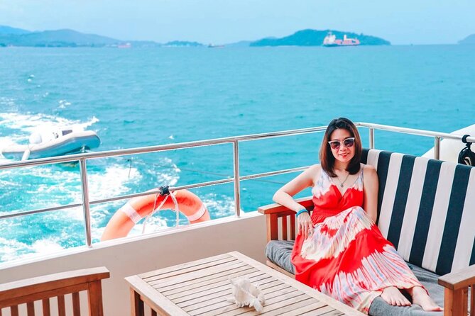 Coral and Racha Islands Luxury Catamaran Experience - From Chalong Pier to a floating beach club