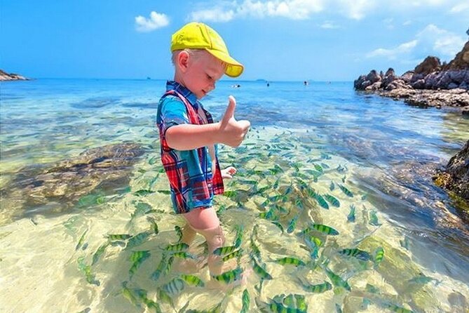 Coral Island by Speed boat from Phuket - The Coral Beach Club: swimming, sand, and water sports