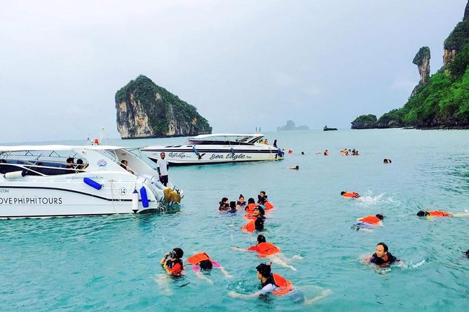 Day Tour from Phuket to 4 Islands in Krabi by Ferry & Speedboat - Koh Poda, the best stretch of beach time