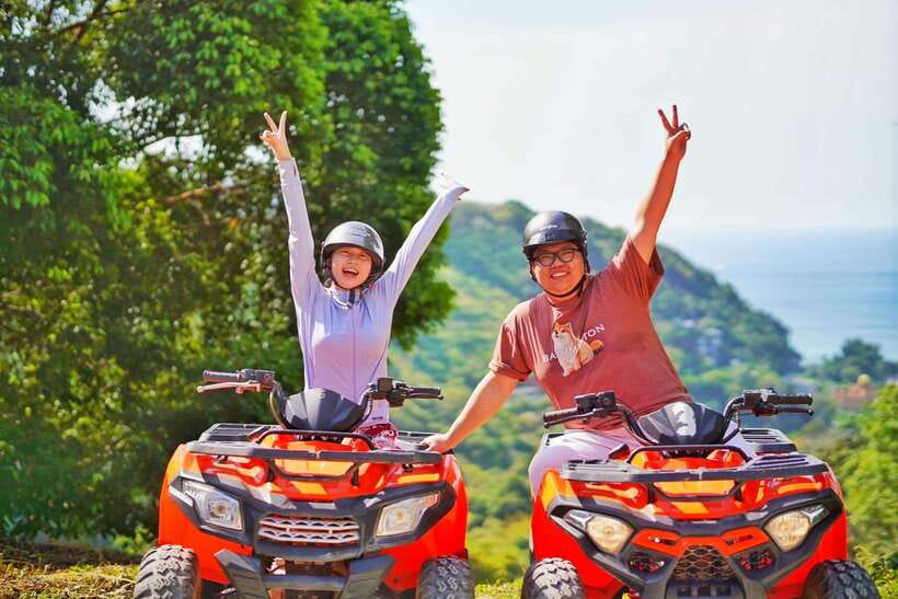 From Phuket: ATV Scenic Routes with Karon and Patong Views - Patong Hill trails and the view payoff