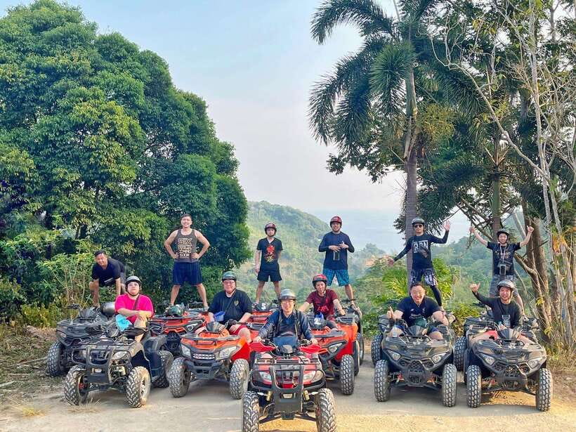 From Phuket: ATV Scenic Routes with Karon and Patong Views - Learning to ride with Moses, Harry, and the other guides