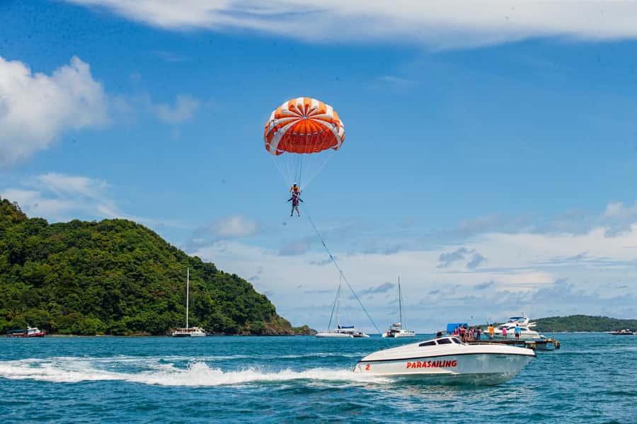 From Phuket: Coral Island Kahung Beach Speedboat Trip - Snorkeling is included, but expectations should stay realistic