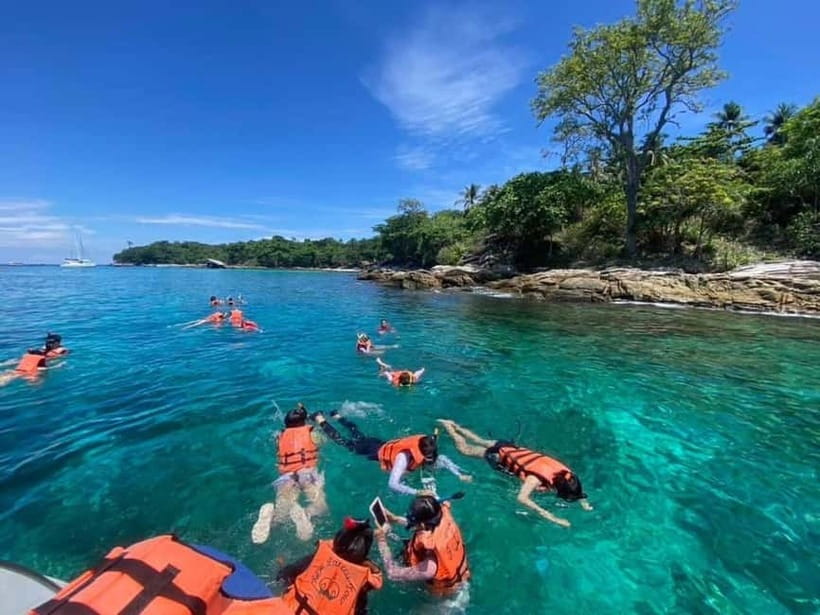 From Phuket: Raya, Coral & Maiton Island Day Trip w/Transfer - From your Phuket hotel to Chalong Pier