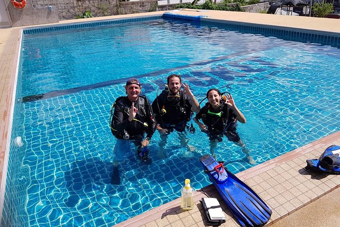Kata Beach Diving for Beginners Pool Training and 1 Beach Dive - Getting ready for the beach entry