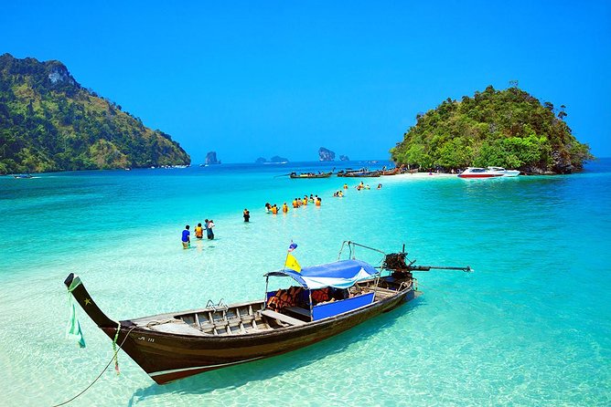 Krabi Islands by Big Boat and Speedboat from Phuket - A long boat ride from Phuket to Krabi’s island trio