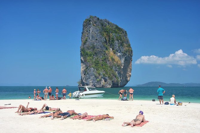 Krabi Islands by Big Boat and Speedboat from Phuket - Tup Island and the sandbar that depends on the tide