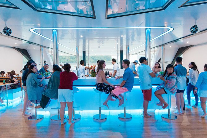 Luxury Boat to James Bond Islands with Lunch and Sunset Dinner - The swim stop beside Lawa Island