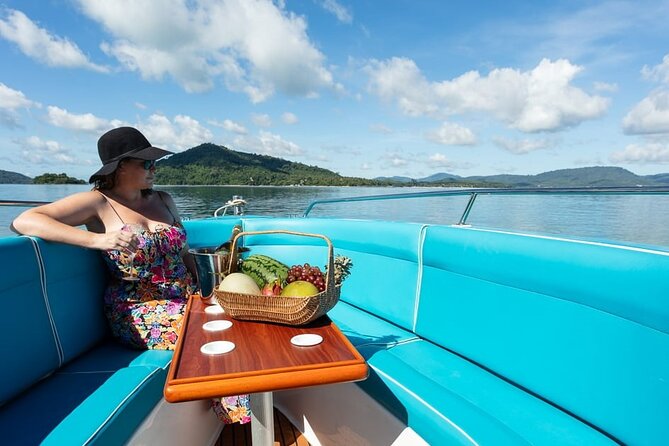 Luxury Private Speed Boat Charter - Phi Phi Sunrise - Nui Beach and the first snorkeling stop