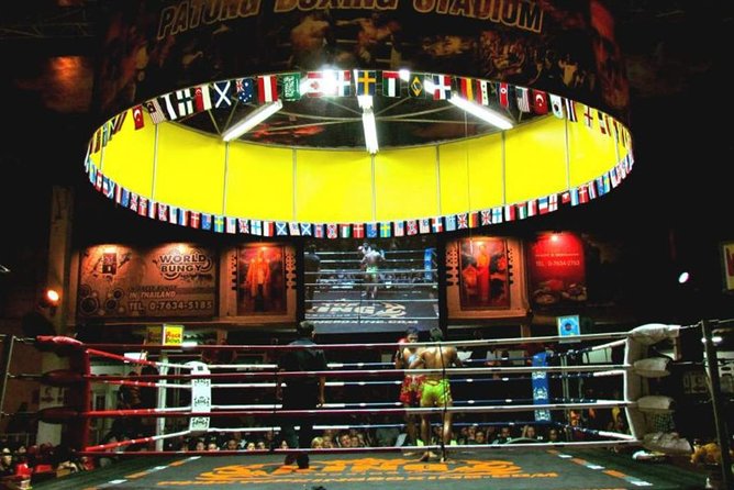 Muay Thai Boxing Match Action – Patong Stadium - A 9 pm start in the middle of Patong