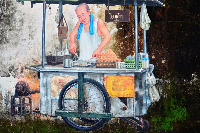 Old Town Phuket & Peranakan Food Trail - Porpia and moo hong, two important savory stops