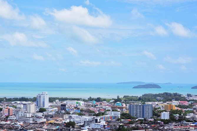 Old Town Phuket & Peranakan Food Trail - Khao Rang finishes the meal with a city view