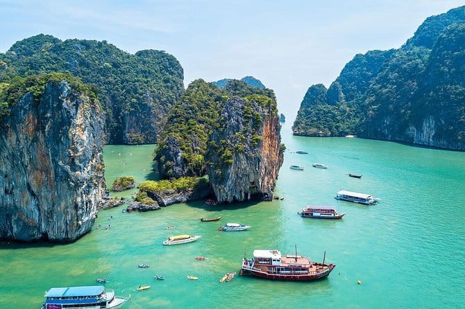 Phang Nga Bay Day Trip to Panak and James Bond Island by Speedboat from Phuket - Lunch in Koh Panyee’s water village