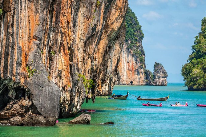 Phang Nga Bay (James Bond Island) & Monkey Cave · by Long tail Boat - Suwankuha Temple and the Monkey Cave