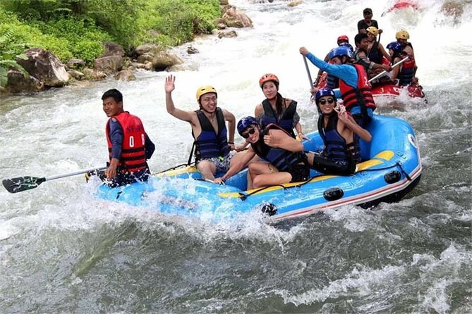 Phang Nga Tour with White Water Rafting and Zipline - A riverside Thai lunch and fresh fruit