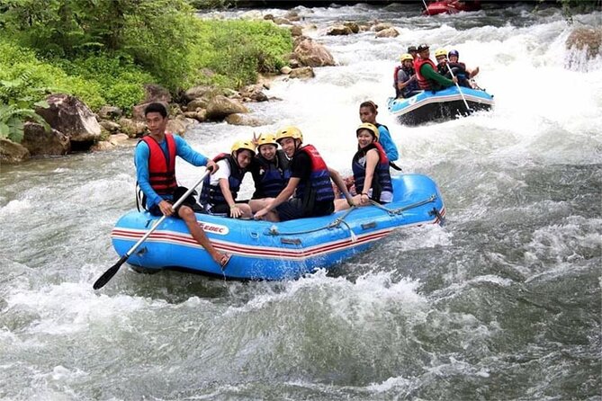 Phang Nga Tour with White Water Rafting and Zipline - A waterfall stop to slow the pace