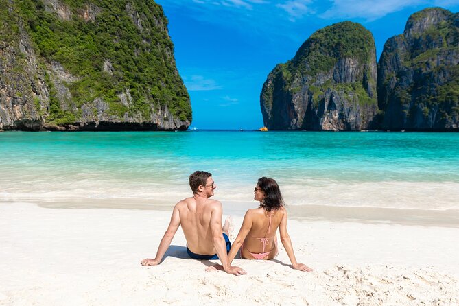 Phi Phi & Bamboo Island Full Day Tour by Premium Speed-Catamaran - Maya Bay: the famous opening scene