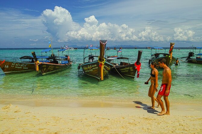 Phi Phi & Bamboo Islands Snorkeling Tour with Lunch by Speedboat - Monkey Beach from the water