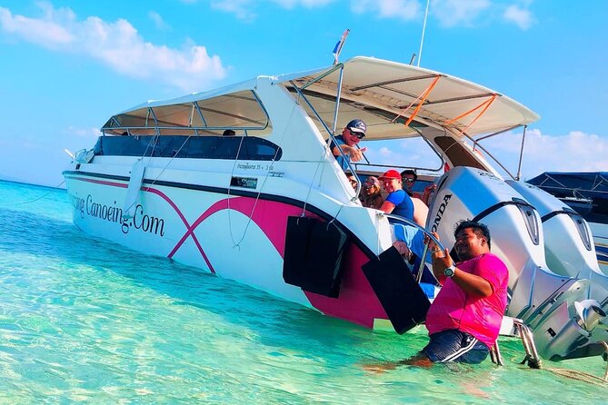 Phi Phi & Bamboo Islands Snorkeling Tour with Lunch by Speedboat - Phi Phi Leh and the limestone coast