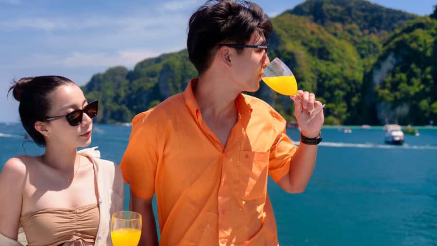 Phi Phi Island Highlights: Cruise, Snorkel & Buffet Lunch - Cruising toward Maya Bay