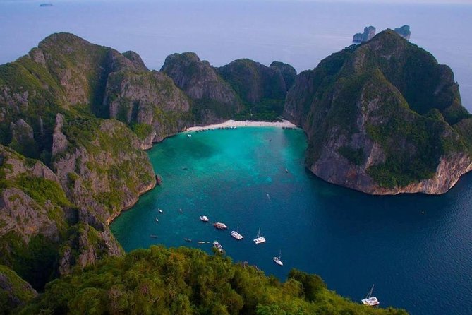Phi Phi , Maya Bay & Khai Island snorkeling trip by Speed Boat - Pileh Lagoon: your first swim in a dramatic setting