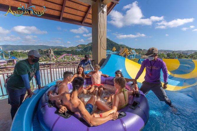 Phuket: Andamanda Water Park Admission Ticket - Swim-up bars offer adults a proper pause