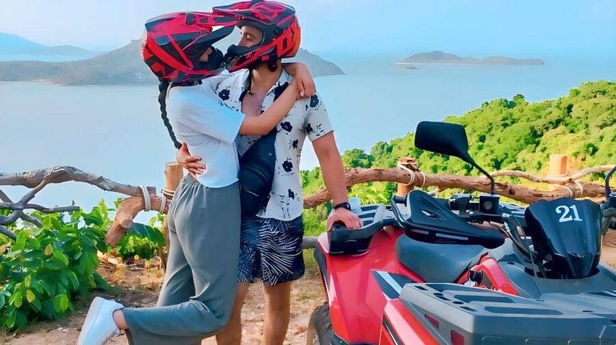 Phuket: ATV Ride with Secret Sea Viewpoints and Swing - Riding from the camp into Phuket’s jungle