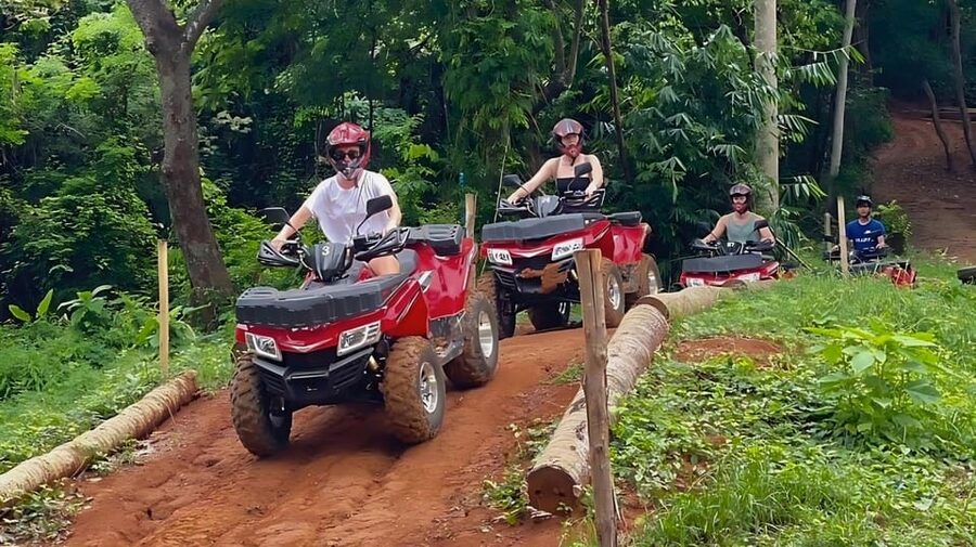 Phuket: ATV Ride with Secret Sea Viewpoints and Swing - Bamboo coffee, Thai fruit, and the food stop
