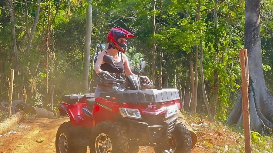 Phuket: ATV Ride with Secret Sea Viewpoints and Swing - What the 30-minute trail section feels like