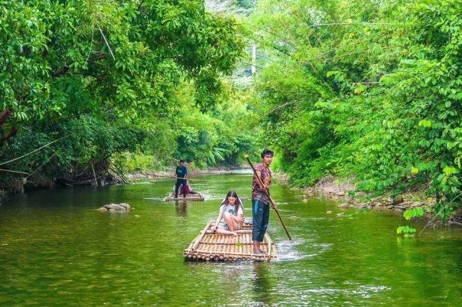 Phuket: Bamboo Rafting, Monkey Cave, and ATV Option - Guides, transport, and the $56 price