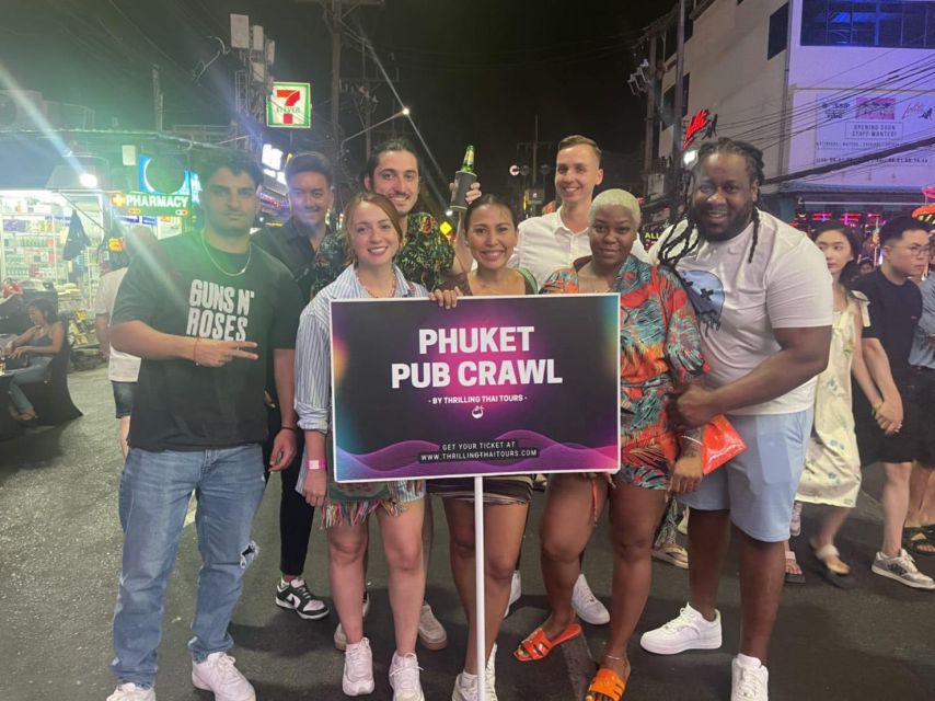 Phuket: Bar Crawl Tour - Two Patong bars and three included shots