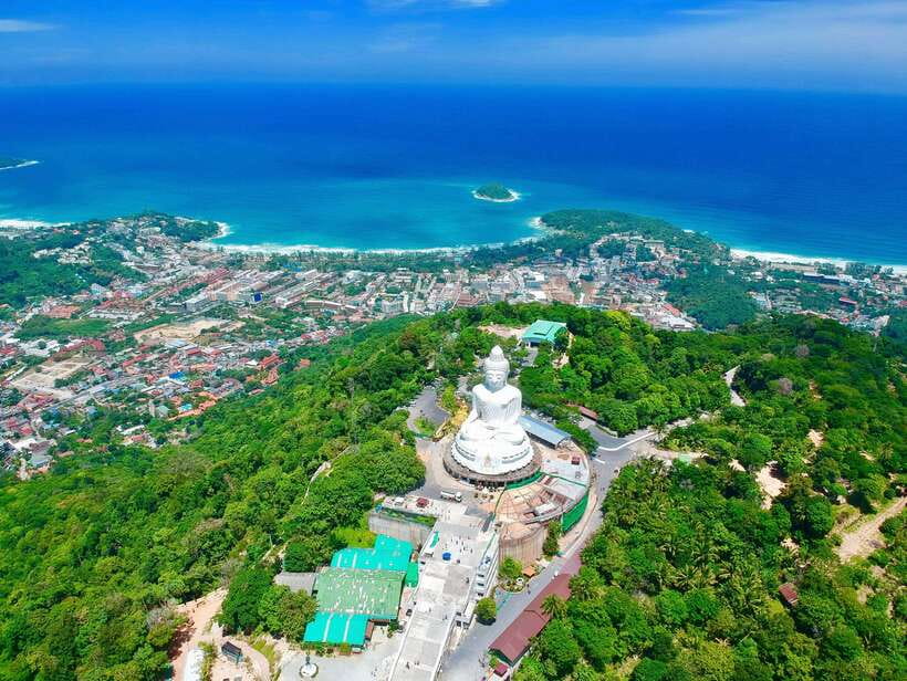 Phuket: Big Buddha View Wat Chalong, Old Town Guided Tour - Phuket Old Town: buildings, coffee, and street food