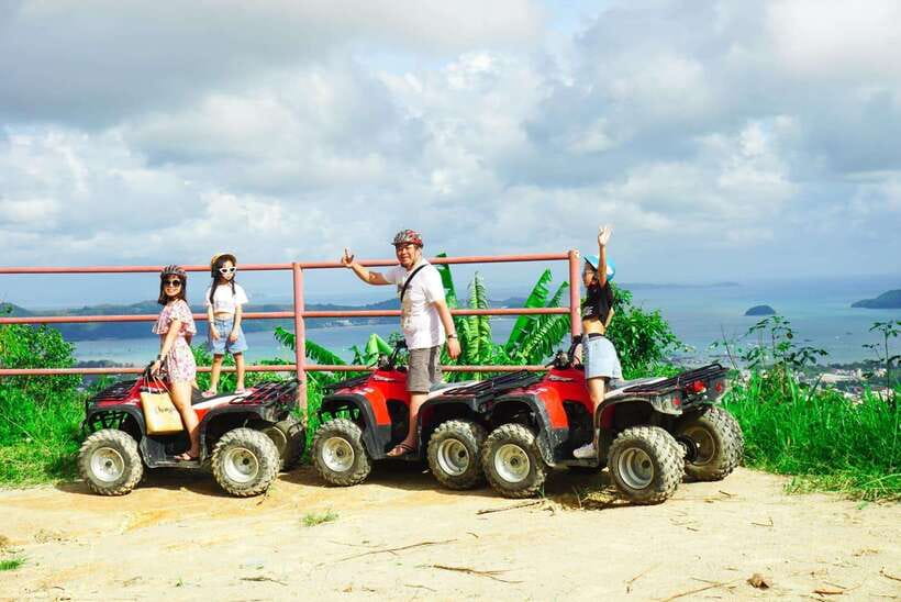 Phuket: Big Buddha Viewpoint ATV Tour and Zipline Adventure - Safety briefing before the ATV track