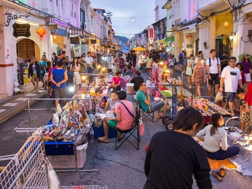 Phuket City Tour with Night Market Visit & Elephant Feeding - Wat Chalong and the temple pause