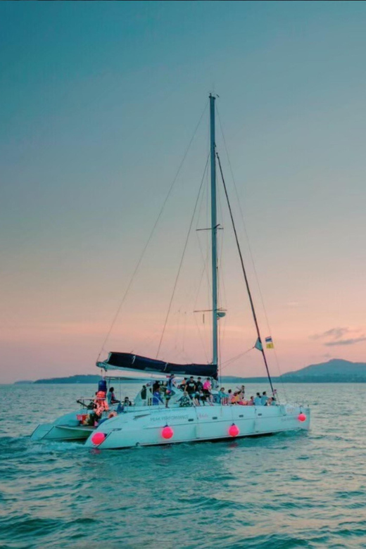 Phuket: Coral Island Catamaran Cruise with Sunset Dinner - The ride back and the return transfer