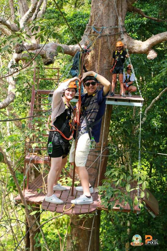 Phuket: Erawan Zipline Adventure with Ocean Views in Patong - The longest line and the ocean views
