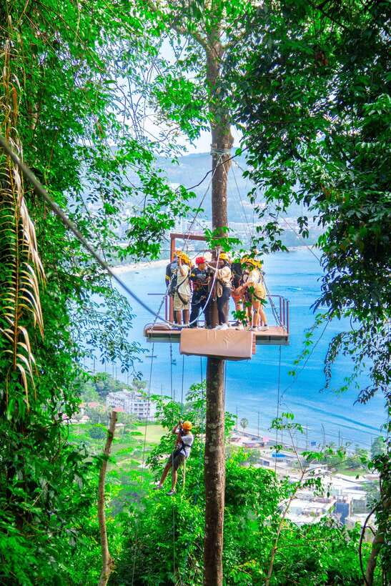 Phuket: Erawan Zipline Adventure with Ocean Views in Patong - Choosing between the 30-minute and longer packages