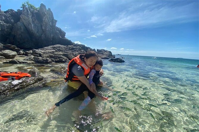 PHUKET Half Day Trip 3 Khai Island+Snorkeling by Speed Boat - Khai Nui for fish, coral, and water time
