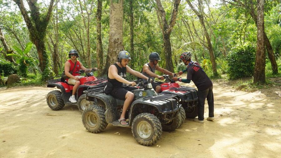 Phuket Paradise Adventure: Zipline, ATV Adventure - Ziplining above the trees
