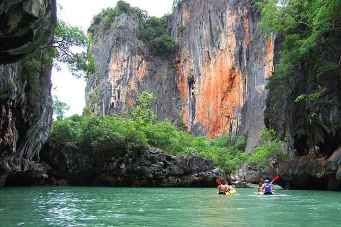 Phuket-Phang Nga Bay:James Bond-Canoeing Koh Hong By Big Boat LNH - Panak Island and the first cave ride