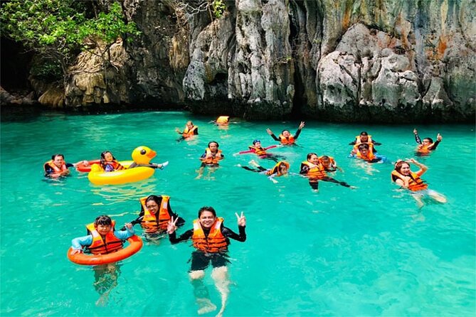 PHUKET-Phi Phi Island-Khai Island-Lunch by Sea Angel Speed Boat - Pileh Lagoon and the swimming stop